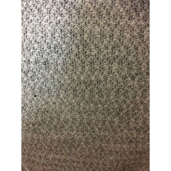 Metallic Silver Mesh Black White Sheer Long Scarf Wrap Sarong 30 X 70 - Picture 5 of 5